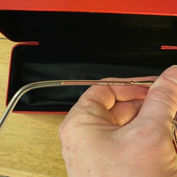 Carolina Herrera VHE898K cat eye frames - Picture 4 of 6